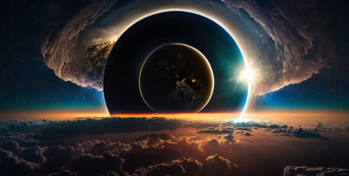 Eclipse from the Earth