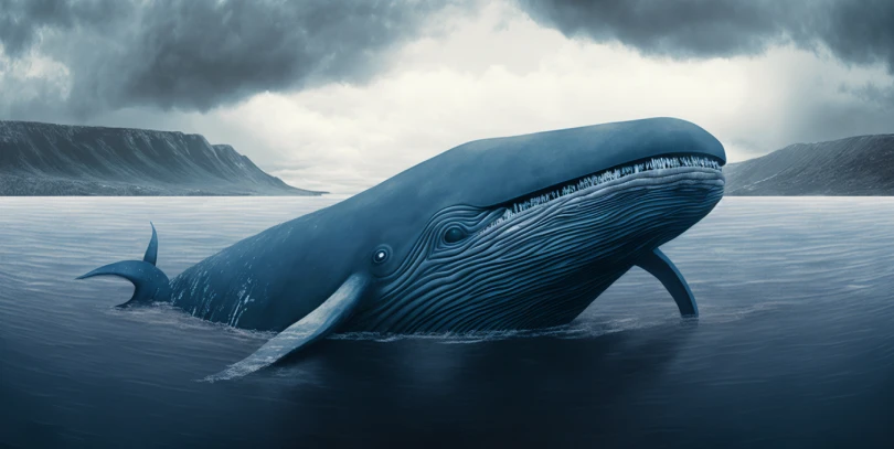 Blue Whale in the ocean