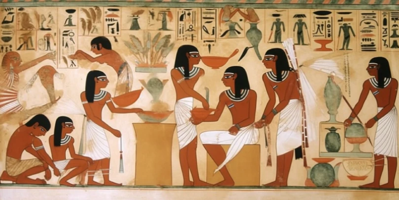 Ancient Egyptians practicing Medicine