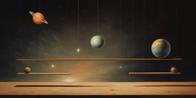 A model of the solar system